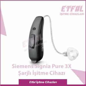 Signia Siemens Pure 3X Şarjlı işitme cihazı