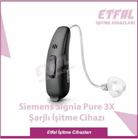 Signia Siemens Pure 3X Şarjlı işitme cihazı